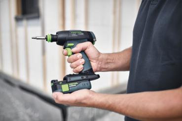 Festool Akku-Bohrschrauber T 18+3 Basic + Gratis 4,0 Ah Akku Nr. 577051 !!Nur solange der Vorrat reicht!!